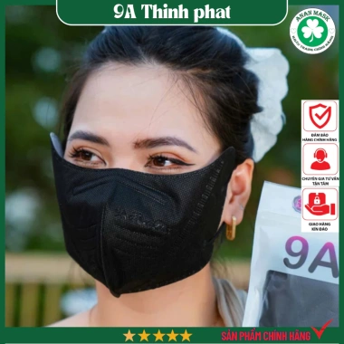 Thùng 200 Cái Khẩu Trang 9A Thịnh Phát - 5 Lớp, Che Toàn Mặt, Chống Nắng, Ngăn Khói Bụi - Giá 93.7k