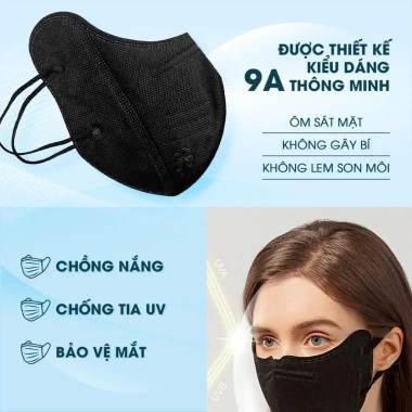 Thùng 200 Cái Khẩu Trang 9A Thịnh Phát 5 Lớp Kháng Khuẩn Chống UV Mặt To - 139k 5
