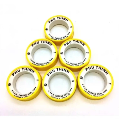 Thùng 200 cuộn Băng tan Phú Thịnh, Băng cao su non 10m lõi liền, chỉ 210.000₫ - Giá gốc 273.000₫