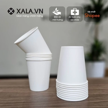 Thùng 2.000 Ly Cốc Giấy Văn Phòng 7oz 210ml Màu Trắng Dùng 1 Lần Ưu Đãi 269k