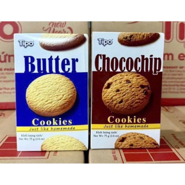 Thùng 24 bánh quy Tipo Chocochip và Bơ 75g - Giá chỉ 102.800 VND, giảm 22% 3