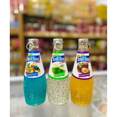 Thùng 24 chai Nước Hạt É Basil Seed 290ml - Giải khát trái cây tự nhiên, chai thủy tinh, giá ưu đãi 480.000₫ 6 Thùng 24 chai Nước Hạt É Basil Seed 290ml - Giải khát trái cây tự nhiên, chai thủy tinh, giá ưu đãi 480.000₫ 6