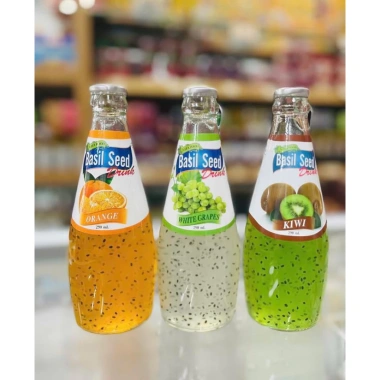 Thùng 24 chai Nước Hạt É Basil Seed 290ml - Giải khát trái cây tự nhiên, chai thủy tinh, giá ưu đãi 480.000₫ 7 Thùng 24 chai Nước Hạt É Basil Seed 290ml - Giải khát trái cây tự nhiên, chai thủy tinh, giá ưu đãi 480.000₫ 7
