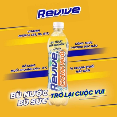 Thùng 24 chai Revive Chanh Muối 390ml – Nước điện giải thể thao giảm giá 226k 5 Thùng 24 chai Revive Chanh Muối 390ml – Nước điện giải thể thao giảm giá 226k 5