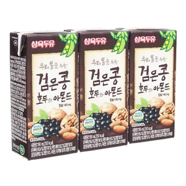 Thùng 24 hộp 190ml Sữa hạt Óc chó, hạnh nhân, đậu đen Hàn Quốc chỉ 410.000₫ giảm 18% 3