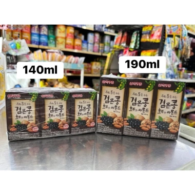 Thùng 24 hộp 190ml Sữa hạt Óc chó, hạnh nhân, đậu đen Hàn Quốc chỉ 410.000₫ giảm 18% 6