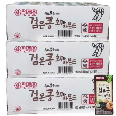 Thùng 24 hộp 190ml Sữa hạt óc chó và hạnh nhân Sahmyook Hàn Quốc - Giá ưu đãi 389.000