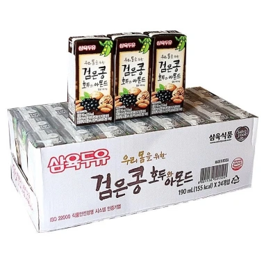 Thùng 24 hộp 190ml Sữa hạt óc chó và hạnh nhân Sahmyook Hàn Quốc - Giá ưu đãi 389.000