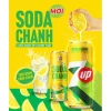 Thùng 24 lon 7UP Soda Chanh Không Calo 320ml - Giá chỉ 85.000đ, giảm mạnh 2