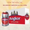 Thùng 24 Lon Bia Angkor Campuchia 330ml 5% - Giá 399.000, giảm 83.790, mua tối đa 5 thùng