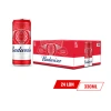 Thùng 24 Lon Bia Budweiser 330ml - King Of Beers, Giá ưu đãi 535.000₫