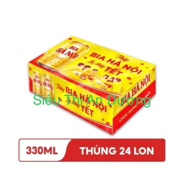 Thùng 24 Lon Bia Hà Nội 330ml Habeco Phiên Bản Tết - Giá ưu đãi 205.000₫ 1 Thùng 24 Lon Bia Hà Nội 330ml Habeco Phiên Bản Tết - Giá ưu đãi 205.000₫ 1