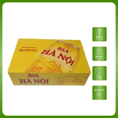 Thùng 24 lon Bia Hà Nội HABECO 330ml - Giá ưu đãi 375.000đ, giảm 105.000đ