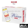 Thùng 24 Lon Bia Hà Nội Premium 330ml - Giá ưu đãi 381.700₫, hương vị thơm ngon, tiết kiệm