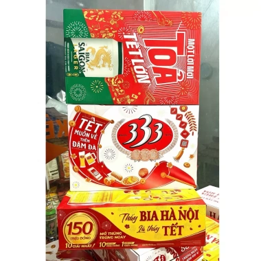 Thùng 24 lon Bia HABECO 330ml - Bia Hà Nội, 333, Sài Gòn Giá ưu đãi 358.000