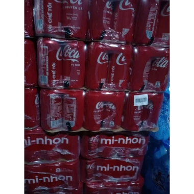 Thùng 24 lon Coca Cola 235ml - Đóng trống sốc 5 lớp, không móp méo, chỉ 202.500 VND