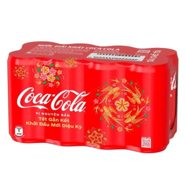 Thùng 24 lon Coca Cola 235ml - Đóng trống sốc 5 lớp, không móp méo, chỉ 202.500 VND