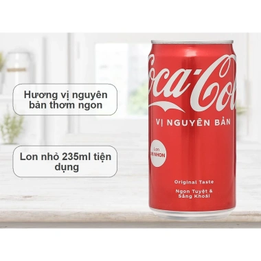 Thùng 24 lon Coca Cola 235ml - Đóng trống sốc 5 lớp, không móp méo, chỉ 202.500 VND