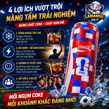Thùng 24 lon Coca-Cola Original 320ml - Nước Ngọt Giải Khát, Giá chỉ 62.000₫ 4
