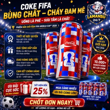 Thùng 24 lon Coca-Cola Original 320ml - Nước Ngọt Giải Khát, Giá chỉ 62.000₫ 8