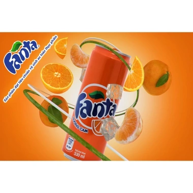 Thùng 24 Lon Fanta 320ml Hương Cam Nước Ngọt Vị Cam Mát, Chính Hãng, Giá 57.000₫