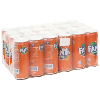 Thùng 24 Lon Fanta 320ml Hương Cam Nước Ngọt Vị Cam Mát, Chính Hãng, Giá 57.000₫