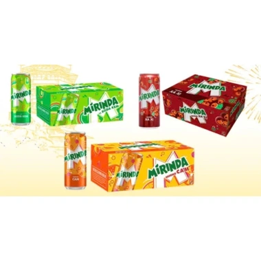 Thùng 24 lon Mirinda Mix xá xị và soda kem cam 320ml - Giá ưu đãi 190.000 VND 3