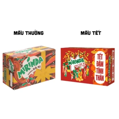 Thùng 24 lon Mirinda Mix xá xị và soda kem cam 320ml - Giá ưu đãi 190.000 VND 7