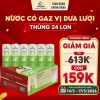 Thùng 24 Lon Nước ép Dưa Lưới Gaz DANNYGREEN Fizz 320ml Giá chỉ 115.000đ