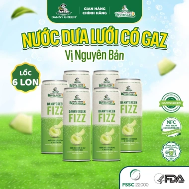 Thùng 24 Lon Nước ép Dưa Lưới Gaz DANNYGREEN Fizz 320ml Giá chỉ 115.000đ 3 Thùng 24 Lon Nước ép Dưa Lưới Gaz DANNYGREEN Fizz 320ml Giá chỉ 115.000đ 3