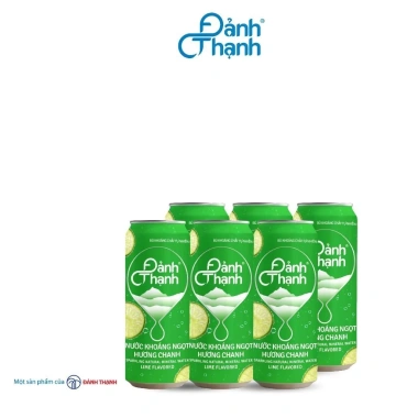 Thùng 24 lon Nước Khoáng Ngọt Chanh Có Gas 330ml Đảnh Thạnh - Giàu khoáng, giá 51.840₫ 5