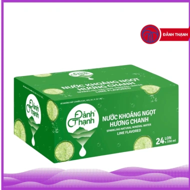 Thùng 24 lon Nước Khoáng Ngọt Chanh Có Gas 330ml Đảnh Thạnh - Giàu khoáng, giá 51.840₫ 8