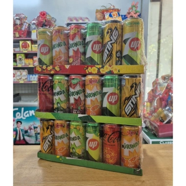 Thùng 24 lon nước ngọt đa vị Coca, Pepsi, Mirinda - Giá ưu đãi 259.000₫