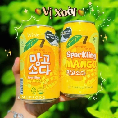 Thùng 24 lon Nước Soda Trái Cây SFC Hàn Quốc 350ml - Giá ưu đãi 540.000