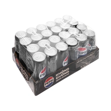 Thùng 24 lon Pepsi không calo 320ml - Giá ưu đãi 220.000₫ (Giá gốc 268.400₫)