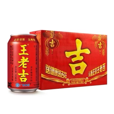 Thùng 24 Lon Trà Thảo Mộc Trà Sâm Thanh Nhiệt WangLaoJi 310ml Giá ưu đãi 315.000 VND
