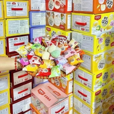 Thùng 2,5KG Bánh Mochi Kem Lạnh Mix Vị Trái Cây - Giá 244.999₫ Thùng 2,5KG Bánh Mochi Kem Lạnh Mix Vị Trái Cây - Giá 244.999₫