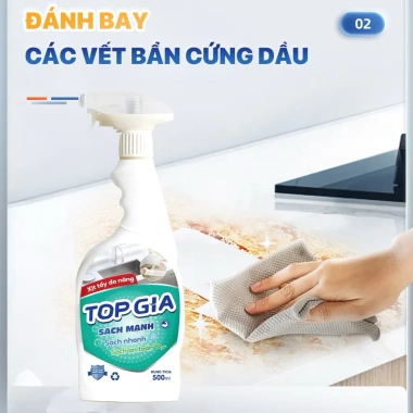 Thùng 3 chai xịt tẩy đa năng Topgia - Chỉ 110.000đ, tẩy sạch mọi bề mặt nhanh chóng 2 Thùng 3 chai xịt tẩy đa năng Topgia - Chỉ 110.000đ, tẩy sạch mọi bề mặt nhanh chóng 2