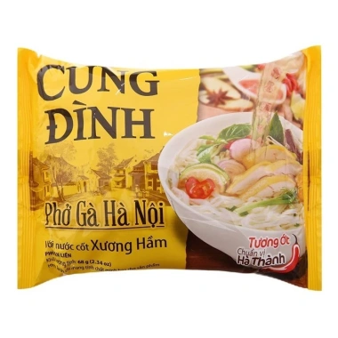 Thùng 30 Gói 68g Phở Bò & Gà Cung Đình - Giá ưu đãi 282.485 VND giảm 17% 7