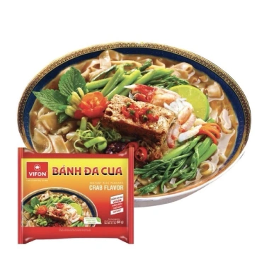 Thùng 30 Gói Bánh Đa Cua Vifon 60g - Giá ưu đãi 149.760₫, giảm tới 17%