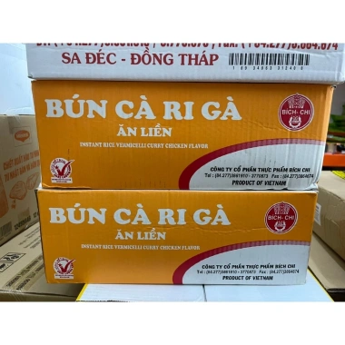 Thùng 30 gói Bún Cà ri Gà Ăn Liền Bích Chi 60g - Giá ưu đãi 180.000 VND 2