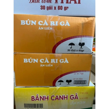 Thùng 30 gói Bún Cà ri Gà Ăn Liền Bích Chi 60g - Giá ưu đãi 180.000 VND 3