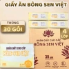 Thùng 30 gói giấy ăn cao cấp Bông Sen Việt 4 lớp - 300 tờ, chỉ 60.000 VND 5