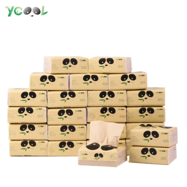 Thùng 30 gói Giấy ăn gấu trúc YCOOL 4 lớp 260 tờ - Giá ưu đãi 106.000đ 3
