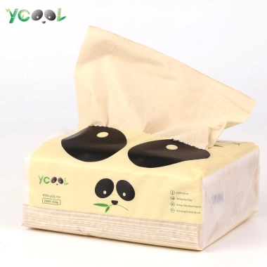 Thùng 30 gói Giấy ăn gấu trúc YCOOL 4 lớp 260 tờ - Giá ưu đãi 106.000đ 5