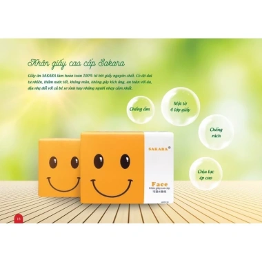 Thùng 30 Gói Giấy Ăn SAKARA 272 Tờ 4 Lớp - Mềm Dai, Không Bụi, Thân Thiện Sức Khỏe, 109k 3 Thùng 30 Gói Giấy Ăn SAKARA 272 Tờ 4 Lớp - Mềm Dai, Không Bụi, Thân Thiện Sức Khỏe, 109k 3