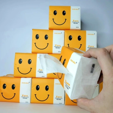 Thùng 30 Gói Giấy Ăn SAKARA 272 Tờ 4 Lớp - Mềm Dai, Không Bụi, Thân Thiện Sức Khỏe, 109k