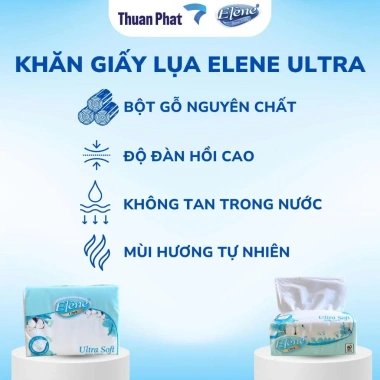 Thùng 30 Gói Khăn Giấy Lụa 5 Lớp Rút Elene Ultra Cao Cấp - Mềm Mịn, An Toàn, Giá 89.000₫ 4