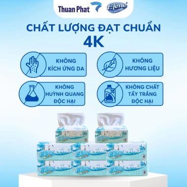 Thùng 30 Gói Khăn Giấy Lụa 5 Lớp Rút Elene Ultra Cao Cấp - Mềm Mịn, An Toàn, Giá 89.000₫ 7