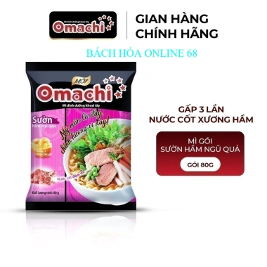 Thùng 30 gói Mì Omachi Khoai Tây 80g – Hương vị ngon, không sợ nóng, chỉ 278.909 VND 4